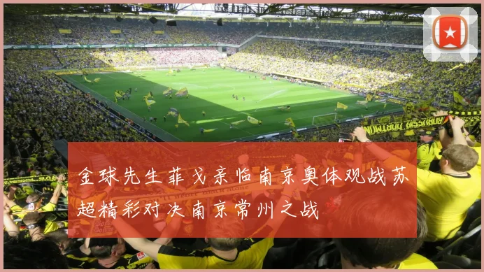 金球先生菲戈亲临南京奥体观战苏超精彩对决南京常州之战